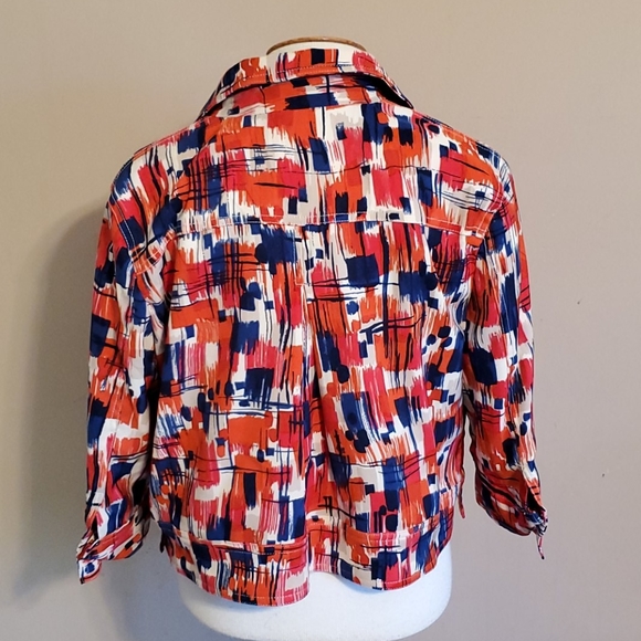 Ruby Rd cropped lined jacket size 10P - Picture 6 of 13